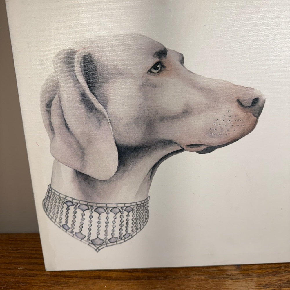iCanvas “Haute Hounds II” By Grace Popp 12” X 12” Stretched Canvas Frame